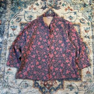 Vintage 1980s Gulford Floral Jacket Medium